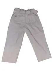 Vorschaubild 4 von Damen Stoffhose Gr. 42 Beige Casual Gürtel Cropped