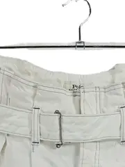 Vorschaubild 3 von Damen Stoffhose Gr. 42 Beige Casual Gürtel Cropped