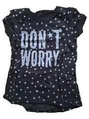 Vorschaubild 1 von T-Shirt Kinder Mädchen Gr. 92 Schwarz Sterne
