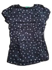Vorschaubild 2 von T-Shirt Kinder Mädchen Gr. 92 Schwarz Sterne