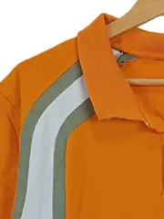 Vorschaubild 2 von Herren Poloshirt Gr. 54 Orange Sportlich Kurzarm