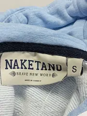 Vorschaubild 3 von Kapuzenpullover Damen Hoodie Blau Gr. 36/S Streetwear Vintage Casual