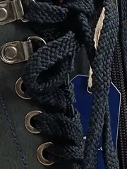 Vorschaubild 6 von Damen Schnürstiefelette Blockabsatz Kariert Blau Gr. 37