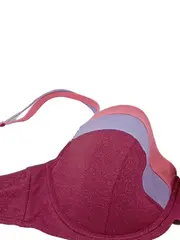 Vorschaubild 3 von Damen Bikini Set Gr. 95D Lila Glitzer Bügel NEU