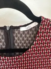 Vorschaubild 3 von EDC Strickkleid Damen XS Rot Casual Grafisch Midikleid