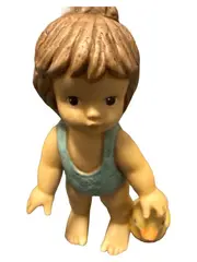 Vorschaubild 1 von Nina Marco Figur Mädchen mit Badeente Keramik 14cm Sammler
