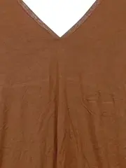 Vorschaubild 2 von Damen T-Shirt Gr. 38/M Braun Casual V-Ausschnitt