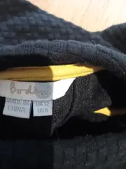 Vorschaubild 6 von Damen Pullover Gr. 42/XL Schwarz Strukturmuster Elegant Kurzarm