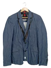 Vorschaubild 1 von Herren Sakko Jacke Blau Gr. 52, XL Casual Baumwollmischung