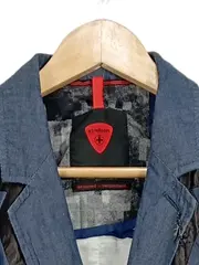 Vorschaubild 3 von Herren Sakko Jacke Blau Gr. 52, XL Casual Baumwollmischung