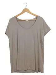Vorschaubild 1 von Damen T-Shirt Gr. 46 Beige Casual Kurzarm