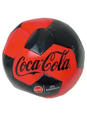 Vorschaubild 1 von COCA COLA Fußball UEFA EURO2024 Fan Ball Rot Schwarz Sammler Edition