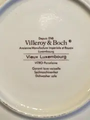 Vorschaubild 4 von Vieux Luxembourg Tasse Untertasse Porzellan Weiß Blumen 6cm