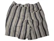 Vorschaubild 2 von Herren Jogger Short Shorts Gestreift Größe S Beige Blau