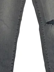 Vorschaubild 3 von Mile High Super Skinny Jeans Damen High Waist Grau W26 Destroyed