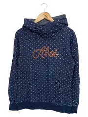 Vorschaubild 1 von Ahoi Damen Kapuzenpullover Hoodie Gr. M Blau Punkte Maritim