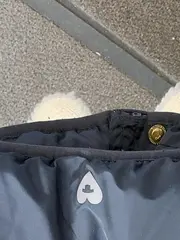 Vorschaubild 6 von Mädchen Winterjacke Gr. 92 Blau Gesteppt Kapuze Fell