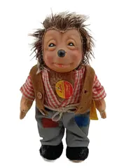 Vorschaubild 1 von Mecki Igel Figur Knopf im Ohr nach Diehl-Film Sammlerstück
