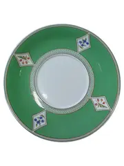 Vorschaubild 1 von EDEN Unterteller Porzellan Grün Blumen 14,5 cm
