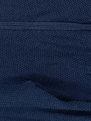 Vorschaubild 5 von Herren Strickjacke Blau Gr. L Casual Strukturmuster Reißverschluss