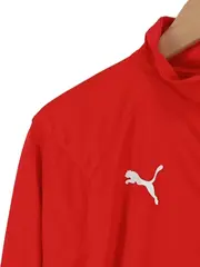 Vorschaubild 4 von Herren Trainingsjacke Rot Gr. 176 Sport Polyester