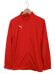 Vorschaubild 1 von Herren Trainingsjacke Rot Gr. 176 Sport Polyester