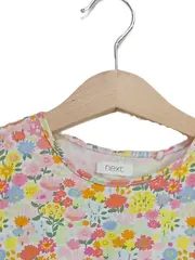 Vorschaubild 2 von Sommerkleid Mädchen Kinder Gr. 104 Blumenmuster Mehrfarbig