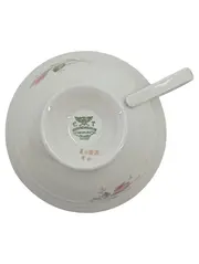 Vorschaubild 2 von Teetasse Arzberg Bavaria Rosenmotiv Gold Porzellan 1693