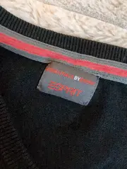 Vorschaubild 3 von Essentials Herren Pullover V-Ausschnitt Schwarz Gr. M Langarm