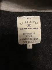 Vorschaubild 4 von Damen Strickjacke Gr. 34/XS Grau Meliert Kapuze Wolle Reißverschluss