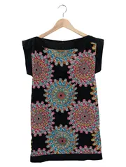 Vorschaubild 1 von Blusenkleid Damen 34;XS Mehrfarbig Blumenmuster