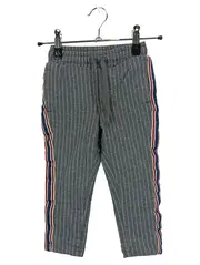 Vorschaubild 1 von Kinder Jogginghose Gr. 92 Grau Sportlich mit Streifen