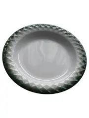 Vorschaubild 1 von Thomas Germany Porzellan Teller Servierplatte Rautenmuster Grün 22cm