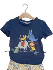 Vorschaubild 3 von Kinder Twin Set T-Shirt & Shorts Safari Motiv Gr. 92 Mehrfarbig Baumwolle