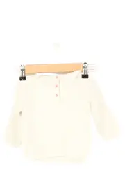 Vorschaubild 2 von Kinder Pullover Gr. 68 Weiß mit Stickerei