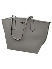 Vorschaubild 1 von Damen Henkeltasche Tote Bag Leder Grau Elegant