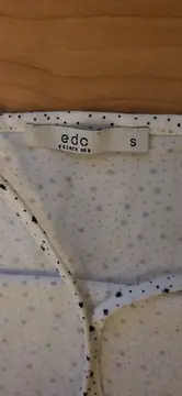 Vorschaubild 3 von EDC Damen Top Spaghettiträger Tupfenmuster Weiß Gr. 36/S Casual