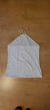 Vorschaubild 2 von EDC Damen Top Spaghettiträger Tupfenmuster Weiß Gr. 36/S Casual