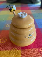 Vorschaubild 5 von TCM Marmeladentöpfchen Biene Porzellan Gelb 8 cm Charmant