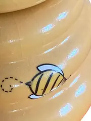 Vorschaubild 3 von TCM Marmeladentöpfchen Biene Porzellan Gelb 8 cm Charmant