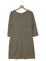 Vorschaubild 2 von Damen Businesskleid Gr. 40/L Grün Klassisch Elegant Strukturmuster