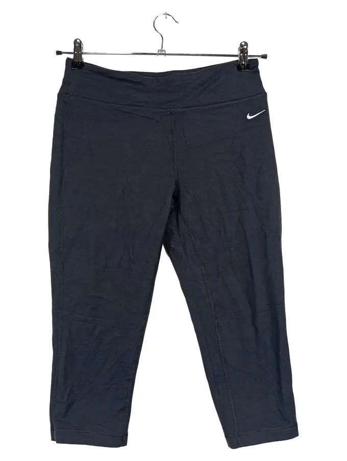 NIKE Damen Leggings 3/4 Sporthose Schwarz Größe L