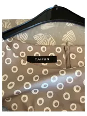 Vorschaubild 3 von Taifun Damen Freizeitkleid Gr. 42/XL Beige Punkte Kurzarm