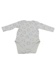 Vorschaubild 1 von Baby Body Mädchen Gr. 74 Bärchen Muster Weiß Rosa Baumwolle