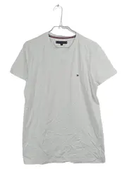Vorschaubild 1 von T-Shirt Herren Gr. M Weiß Basic Logo Baumwolle