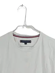 Vorschaubild 5 von T-Shirt Herren Gr. M Weiß Basic Logo Baumwolle