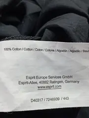 Vorschaubild 4 von Blusenkleid Damen 36/S Schwarz Casual Baumwolle Hemdblusenkleid