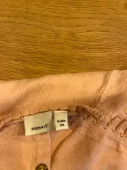 Vorschaubild 3 von Strickjacke Mädchen Gr. 74 Rosa Lochmuster Baumwolle