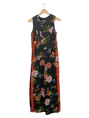 Vorschaubild 1 von Damen Maxikleid Gr. 36 Blumenmuster Viskose Mehrfarbig