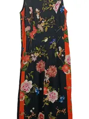 Vorschaubild 2 von Damen Maxikleid Gr. 36 Blumenmuster Viskose Mehrfarbig